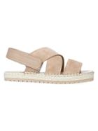 Vince Tenison 2 Leather Platform Slingback Sandals