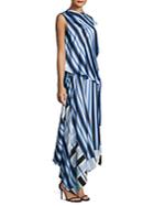Diane Von Furstenberg Striped Silk Dress