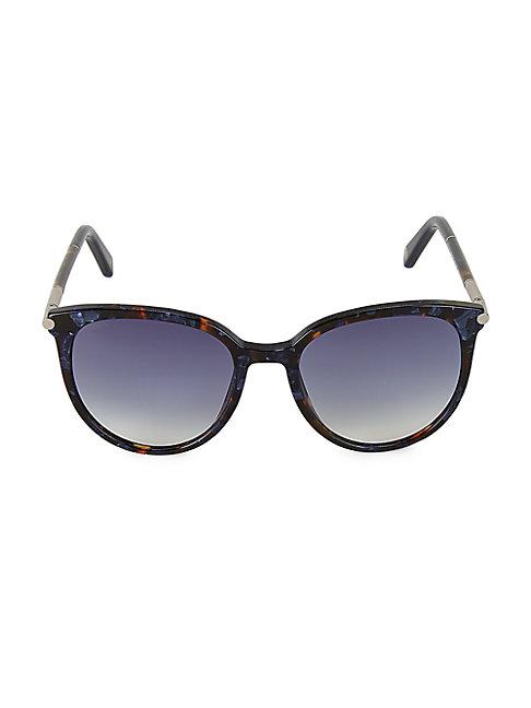 Balmain 55mm Oval Sunglasses