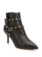 Valentino Garavani Rockstud Leather Booties