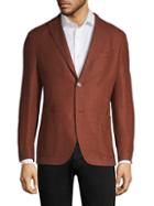 Boglioli Rustic Wool-blend Boucle Jacket