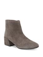 Vince Ostend Pewter Suede Booties