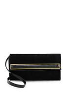 Halston Heritage Small Suede Clutch