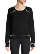Generation Love Presley Faux-pearl Cashmere Sweater