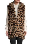 Renvy Animal-print Faux Fur Vest