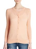 Marc By Marc Jacobs Rose Knit Cardigan