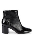 Saks Fifth Avenue Patent Leather Booties