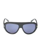Tom Ford 56mm Shield Sunglasses