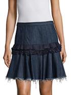 Maggie Marilyn Denim Cotton Mini Skirt