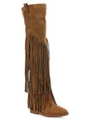 Ash Gipsy Tall Fringed Suede Boots
