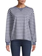 C & C California Striped Cotton-blend Sweatshirt