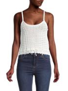 Dh New York Poppy Strappy Knit Tank Top