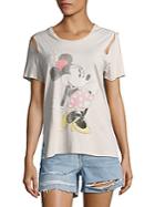 Recycled Karma Distressed Minnie Mouse T-shirt