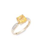 Effy Diamond & 14k White Gold Solitaire Ring