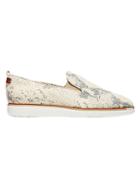 Cole Haan Grand Ambition Slip-on Snakeskin-embossed Leather Loafers