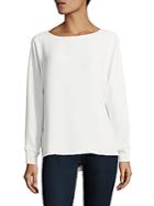 Vince Solid Long-sleeve Top