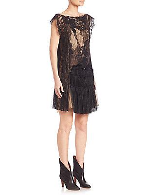 Chlo Embroidered Lace Dress