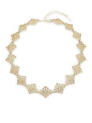 Saks Fifth Avenue Filagree Goldtone Necklace