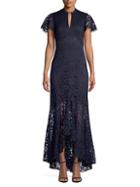 Shoshanna Aimi Keyhole Lace Gown