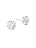 Diana M Jewels Bridal Diamond & 18k White Gold Cluster Stud Earrings