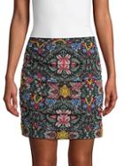 Rebecca Minkoff Adalynn Floral Pleated Mini Skirt