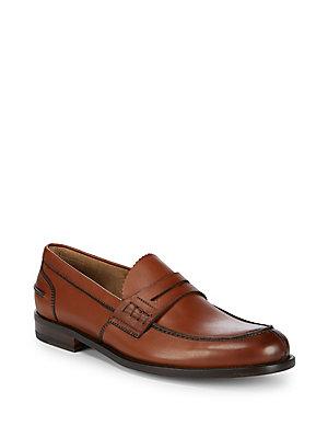 Canali Leather Driving Loafers