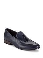Saks Fifth Avenue Lawson Perforated Tassel Loafers