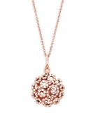 Roberto Coin 18k Rose Gold Mini Moresque Diamond Pendnat Necklace