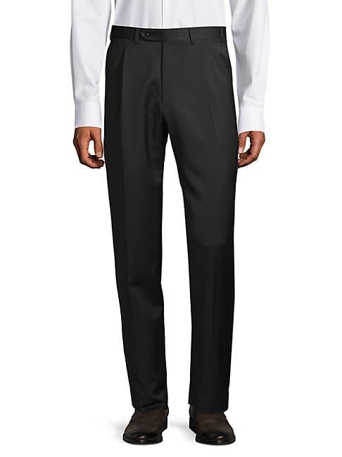 Canali Pleated Wool Pants