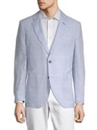 Tailorbyrd Kuvungen Hill Plaid Lightweight Linen Cotton Jacket