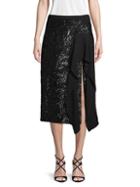 Michael Kors Collection Embellished Ruffled Skirt
