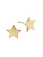 Nephora 14k Yellow Gold Star Stud Earrings