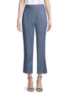 Elie Tahari Leena Cropped Melange Pants