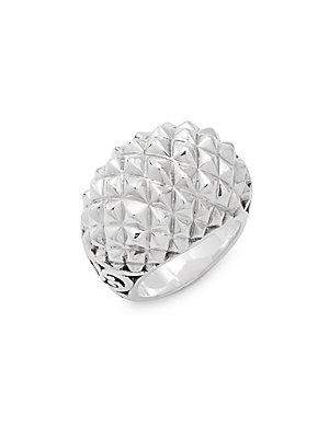 Lois Hill Sterling Silver Puff Ring