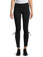 Andrew Marc Lace-up Leggings