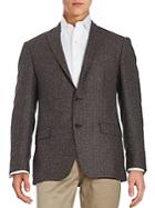 Calvin Klein Herringbone Two-button Wool-blend Jacket