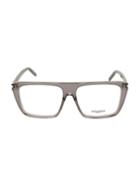 Saint Laurent 57mm Square Transparent Optical Glasses