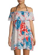 Saks Fifth Avenue Off 5th Flounce Off-the-shoulder Coverup