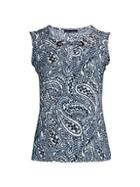 Tommy Hilfiger Paisley Sleeveless Top