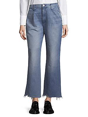3x1 Shelter Pleated Cropped Jeans
