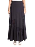 Stella Mccartney Carine Eyelet Inset Maxi Skirt