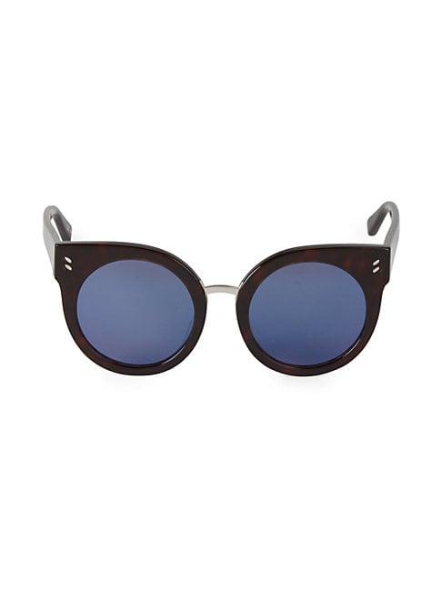 Stella Mccartney 52mm Cat Eye Round Sunglasses