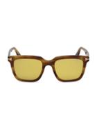 Tom Ford 53mm Marco Geometric Sunglasses