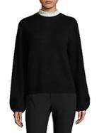 Joie Affie Ruffle Wool Cashmere Sweater