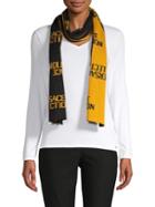 Versace Collection Two-tone Logo Scarf