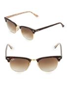 Ray-ban 49mm Gradient Clubmaster Sunglasses