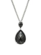 Effy Sterling Silver & Onyx Pendant Necklace