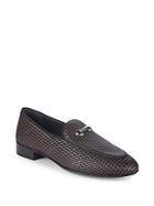 Giuseppe Zanotti Woven Leather Loafers