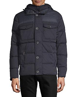 Superdry Quilted Hooded Jacket