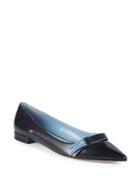 Prada Pointed Leather Flats